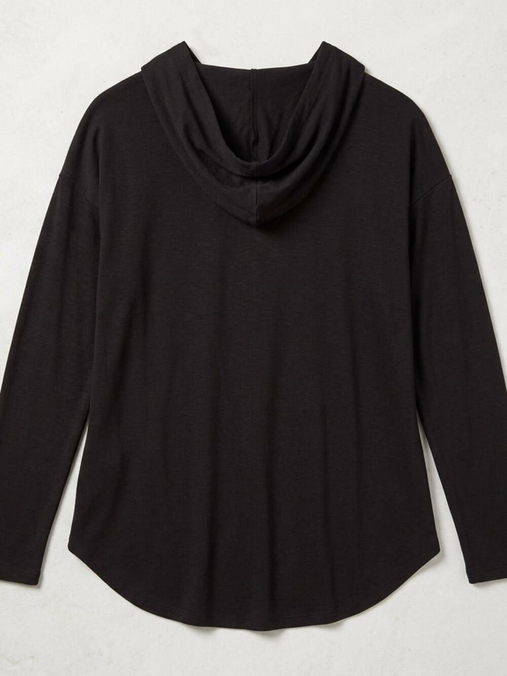 👚3 FOR $23👚NEW S.C. & CO. Solid Long Sleeve Supreme Comfort Hooded Hoodie Top - Picture 2 of 6